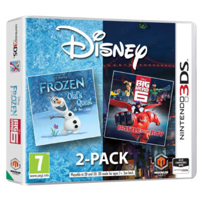 Disney Frozen/Big Hero 6 Doppelpack (Nintendo 3DS Spiel)