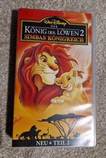 VHS "Der König der Löwen 2 Simbas Königreich" von Walt Disney Topzustand