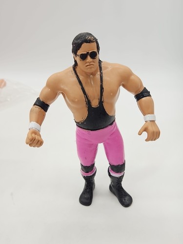 WWF Bret Hitman Hart Rubber Titan Sports LJN Wrest...