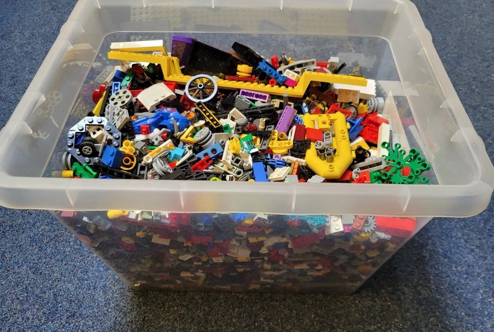 1 KG LEGO® Konvolut 1kg Steine Räder Platten Sondersteine Kiloware Ersatzteile - Bild 2 von 4