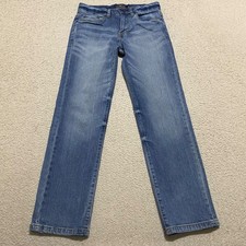 Lucky Brand Boys sz 12 Jeans Blue Denim Classic Straight Medium Wash Mid Rise