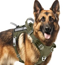 Service Dog Vest Tactical Dog Harness Medium Large Sized Dog Tags Personalize...