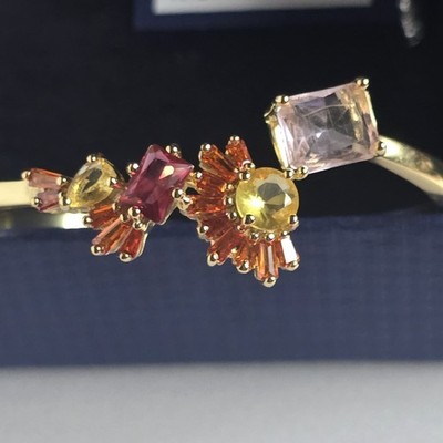 Swarovski Gema Armreif 5688482 Rosa 18K vergoldet Gr. S Neu OVP