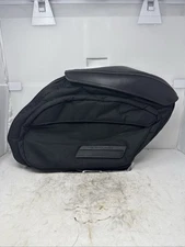 1 RIGHT - Saddlemen Saddlebag Dyna dxt retro nylon 1996-2017 t-sport fxdxt blk