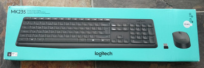Logitech MK235 Kabellose Tastatur & Maus Combo - QWERTY US-Layout NEU & VERSIEGELT!