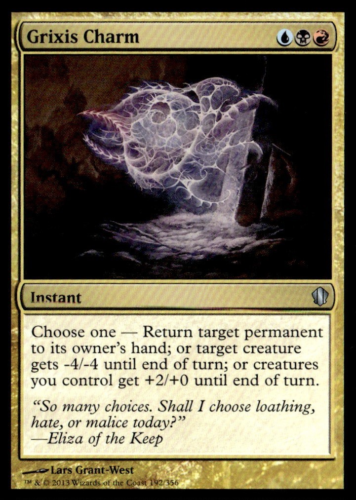 2013 Commander 2013 Grixis Charm Commander/Uncommon #192