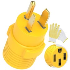 NEMA 6-50P to 14-50R Charger Adapter  3 Prong to 4 Prong Dryer Adapter 250V 50...