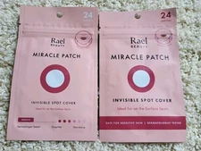 Lot Of 2 Rael Beauty Miracle Patch Invisible Acne Cover Hydrocolloid 24 Patches 