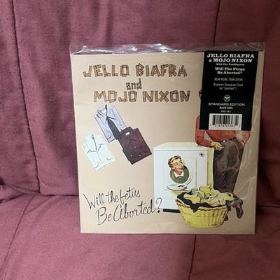 Jello Biafra & Mojo Nixon Will the Fetus Be Aborted? 12'' Black LP 33RPM 2024