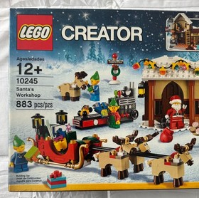 LEGO 10245 Creator Expert Santa's Workshop Retired 883 Pc Building Set NEW NIB