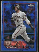 2023 Topps Chrome Update Sapphire Edition #USCS82 P.J. Higgins