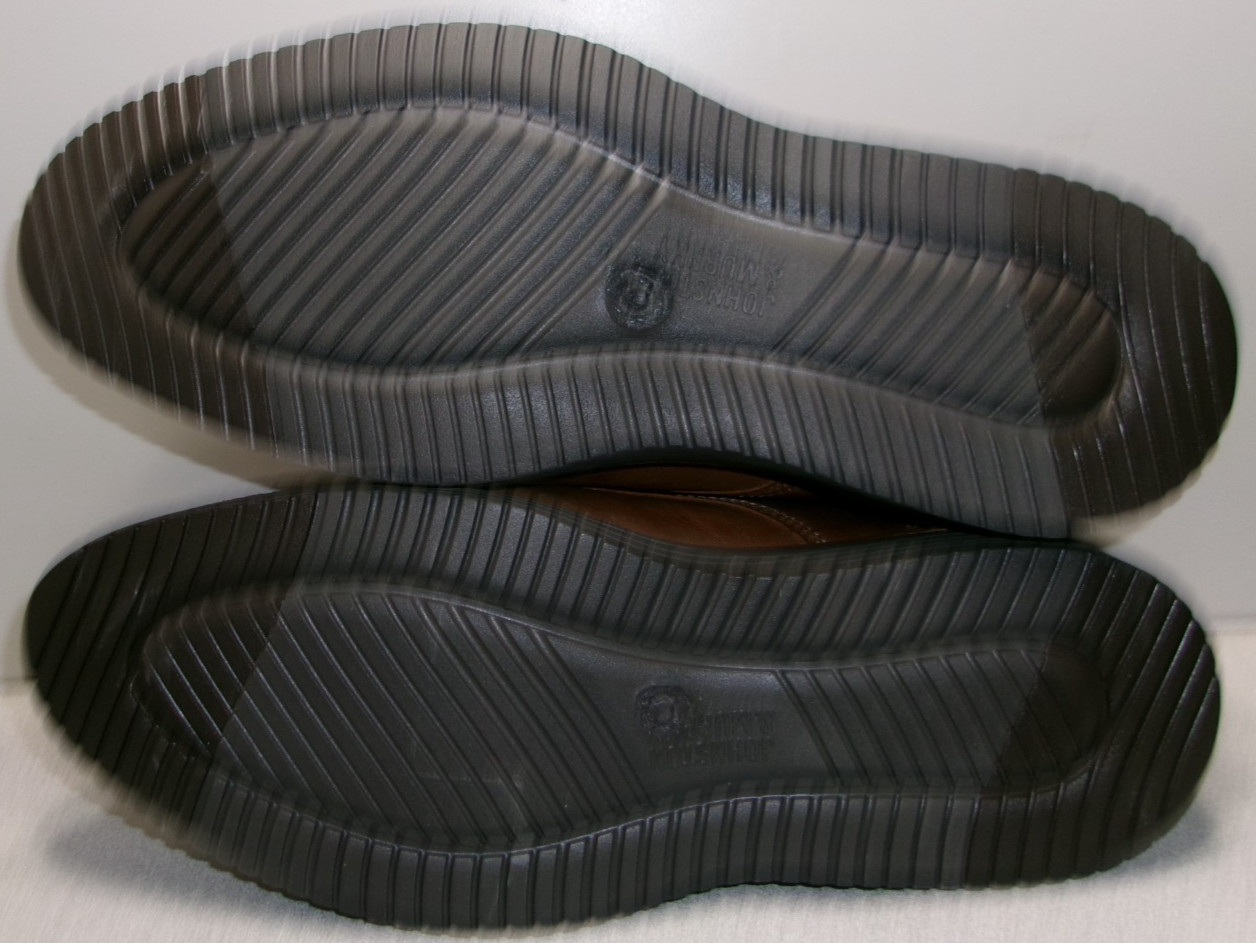 204338 MS50 UPTON MEN SHOE SIZE 11 M TAN LEATHER LACE UP BY JOHNSTON & MURPHY