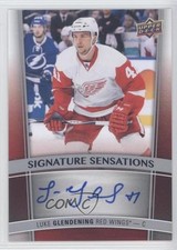 2015-16 Upper Deck Signature Sensations Luke Glendening #SS-LG Auto ar6