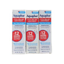 3 Aquaphor Children's Itch Relief Ointment - 1 Oz each Exp 05/26