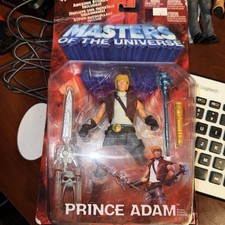 Masters of the Universe 200X Prince Adam     New Sealed On Excellent Card- Mattel