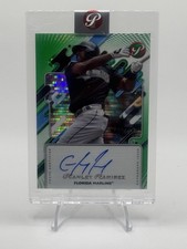 2025 Topps Pristine -Hanley Ramirez Auto /150 #111 Green Refractor Miami Marlins