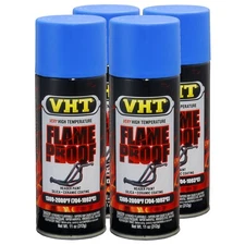 VHT Paint VHTSP110 (4-PACK); FlameProof 11oz Aerosol Flat Blue 1300°F-2000°F