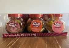 Sweet Factory Jelly Candy Trio Set – Fruit, Galactic, Unicorn – 21.75oz Total