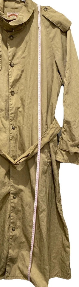 Trench coat e cinto vintage Banana Republic bege masculino grande - Imagem 4 de 4