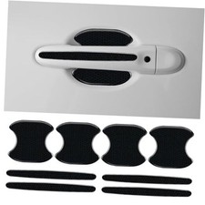 8PCS Car Door Handle Cup Scratch Protector Reflective Sticker - Anti Black