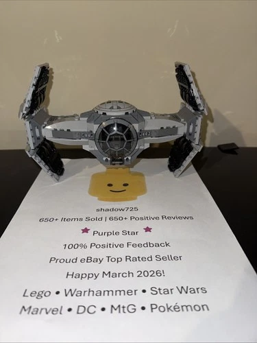 LEGO Star Wars 75082: TIE Advanced Prototype - No Box, Manual, or Figs