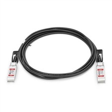Dell Force10 CBL-10GSFP-DAC-5M Compatible Copper Twinax Cable, Black