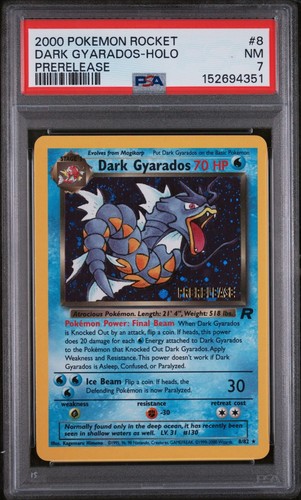 Dark Gyarados (Unlimited) graded PSA 7 for sale on eBay