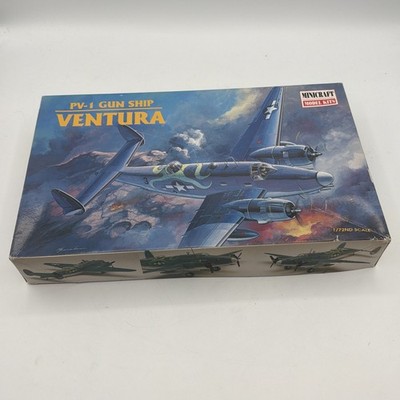 Minicraft Model Kit #11615 PV-1 Gun Ship Ventura 1:72 Scale -  New in Open Box!