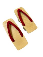 Vintage Japanese Geta Wooden Sandals Kimono Traditional Footwear Japan