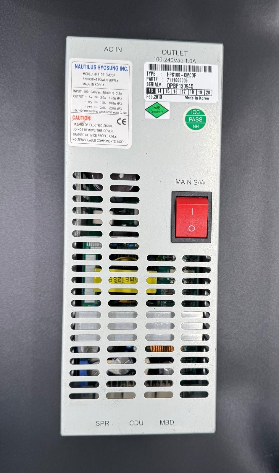 Hyosung Power Supply – Part Numbers: S5621000039 & S7111000005