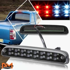 For 99-16 Ford Super Duty Dual Rows LED 3RD Tail Brake Light W/Cargo Lamp Black