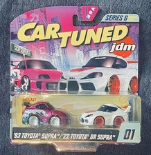 Car Tuned Jdm Series 6 Double Pack 93 Toyota Supra 22 Toyota Gr Supra