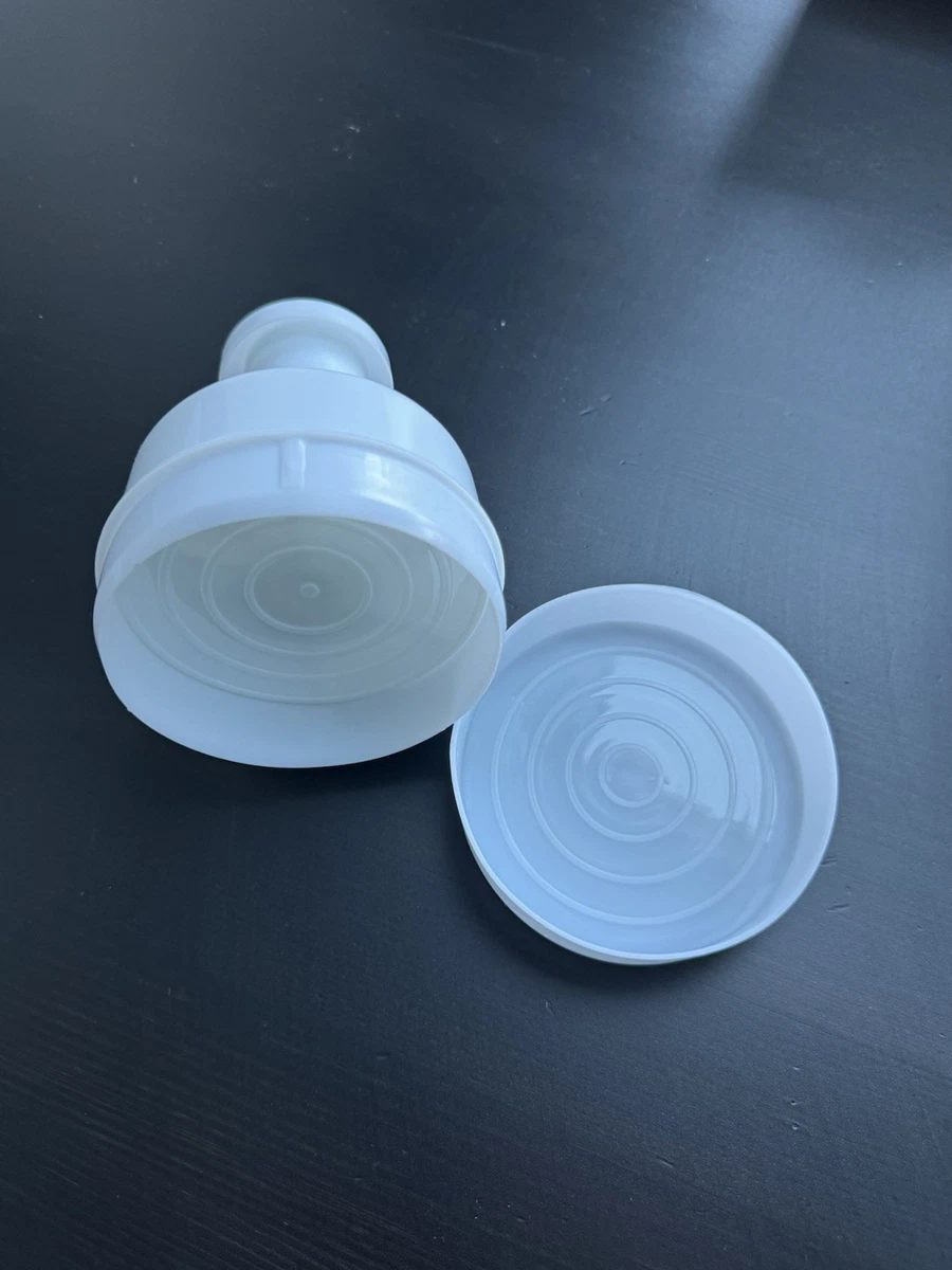 Prensa para hamburguesas de plástico blanco única pequeña base extraíble antiadherente de 15 cm