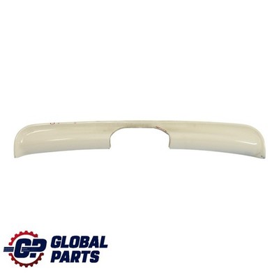 Mini Roadster R59 Hintere Stoßstange Auspuff Abdeckung Trim JCW Pepper White-850
