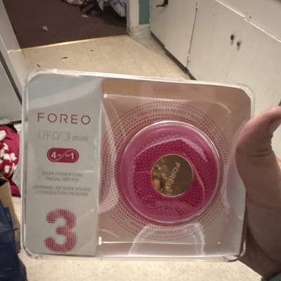 FOREO UFO 3 mini Deep Hydration Pink Facial Massager Skincare Tool Device