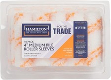 Hamilton for The Trade 4" Medium Pile Roller Sleeves 10 Pack for Interior Paints