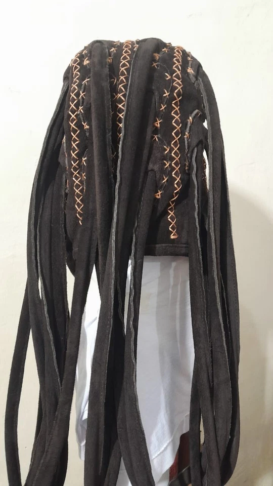 Medusa leather helmet, Leather Helmet, Medusa head wears, Oakley(copy) - Image 2 of 4