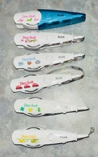 Set Of 6 PLUS Deco Rush Decoration Tape Pens & Refills Vintage Lot