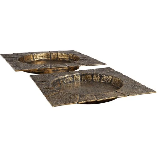 Cyan Design 11656 Baxter Antique Brass Tray, Small - Picture 2 of 6