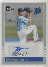 2019 Panini Donruss Optic Holo Prizm 97/99 Yusei Kikuchi #R85-YK Auto 8k4