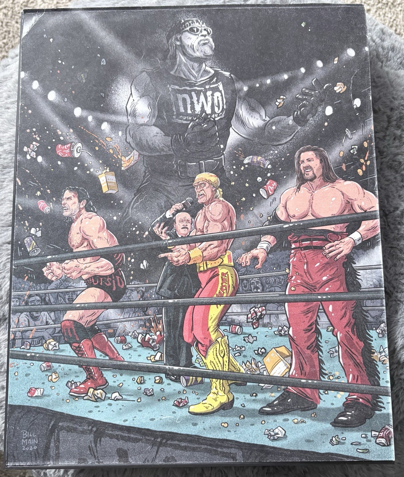 Ltd Edition 11x14 NWO Art Print Hollywood Hogan Scott Hall & Kevin Nash