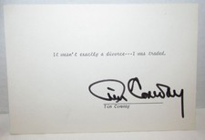 Tim Conway Autographed Card