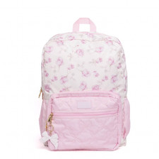 LoveShackFancy x Target Yoobi Ribbon Rosa Backpack Sterling Dusk