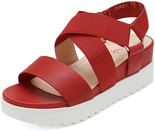 Women Open Toe Ankle Strap Summer Casual Platform Wedge Sandals US size 5-11 - Picture 16 of 24