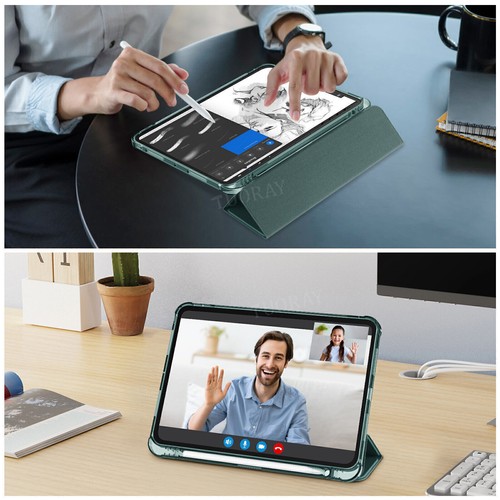 Case for iPad 7/8/9th 10.2 Air 4 5 6 Pro 11'' 13'' 2024 Smart Leather Flip Cover - Picture 23 of 87