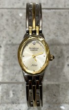 Armitron Diamond Ladies watch "Now" 75/2641G 753H Gold and Silver tone band