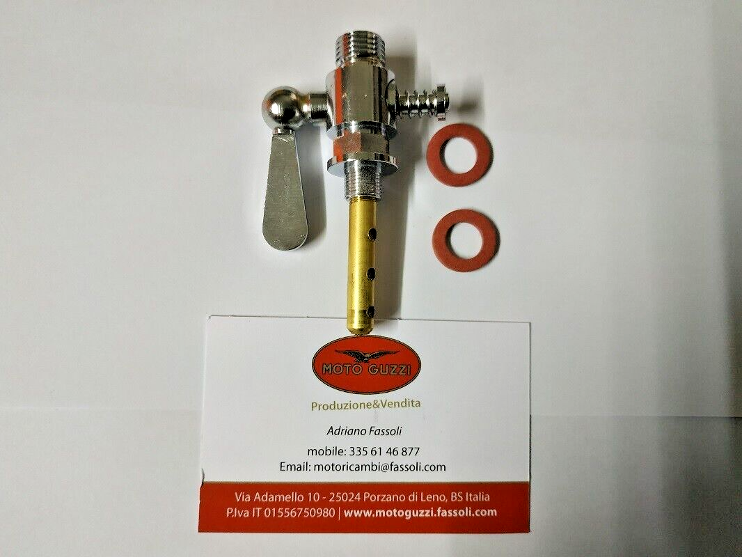 RUBINETTO BENZINA MECCANISMO A PALETTA MOTO GUZZI P 250 MOTO D