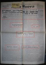  WW2*RARO-NENNI OFFRE A BENEDETTO CROCE LA PRESIDENZA DEL SOVIET SUPREMO*N.3844