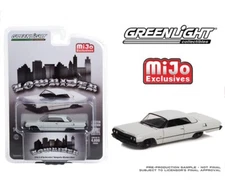 Greenlight 1:64 1963 Chevrolet Impala SS Lowrider Grey Diecast Model Car 51465