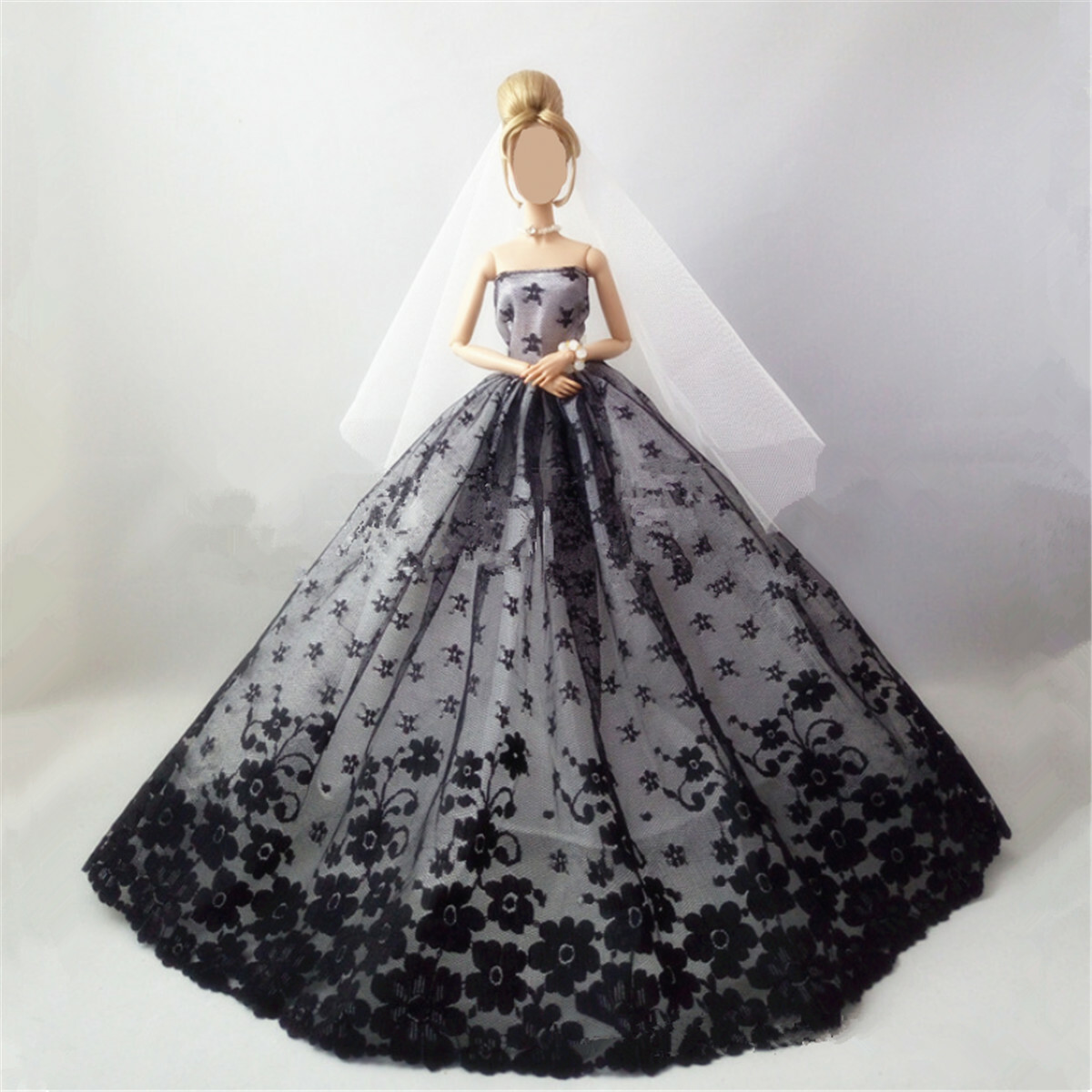 black barbie wedding set
